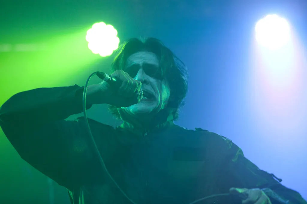 Jaz Coleman of Killing Joke performing at Sonisphere 2011